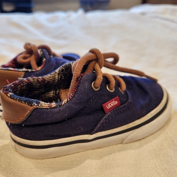 Vans Toddler Era 59 Blue Canvas Shoe Size 5 - Picture 6 of 7